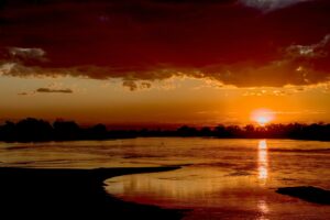 Zambia Sunset landscape