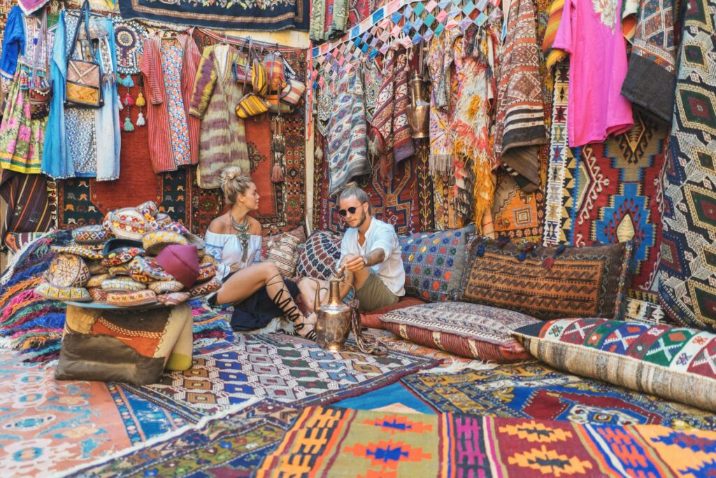 Carpet shop Cappadocia Turkey