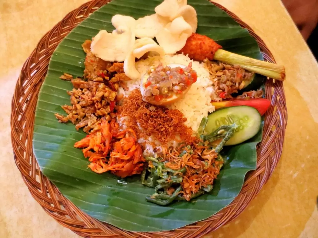 nasi padang bali dish